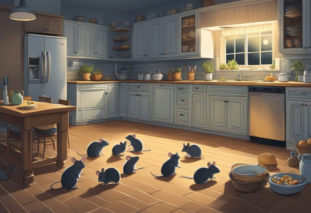 mouse in wall sound